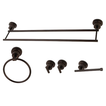 Kingston Brass BAH8213478ORB Concord 5-Piece Bathroom Accessory Sets, Oil Rubbed Brnz BAH8213478ORB